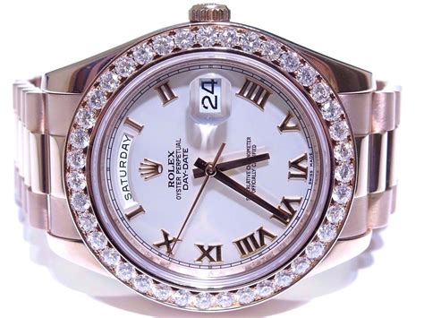 Rolex presidential 41mm diamond bezel